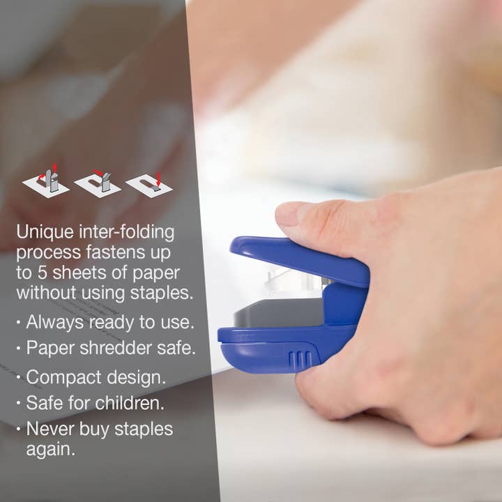 PLUS CORPORATION OF AMERICA - Wholesale Stapler - Paper Clinch Staple Free Stapler6