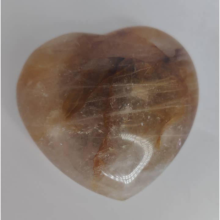 The Headspace - Wholesale Spiritual Stone/Crystal - Yellow Hematoid Quartz Hearts