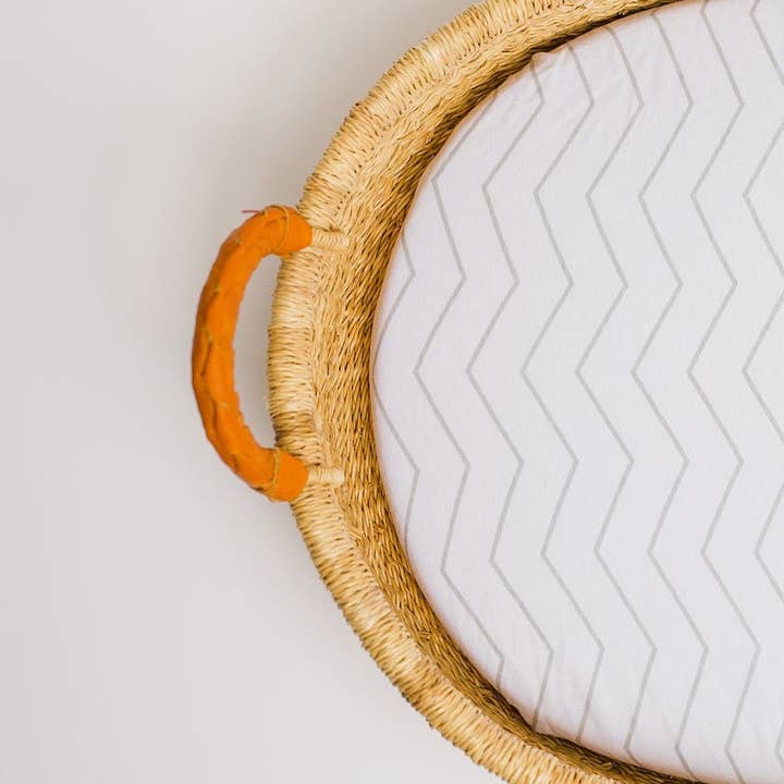 Grijze Zigzag Verschoonkussenhoes voor wholesale door NODNAL Co.