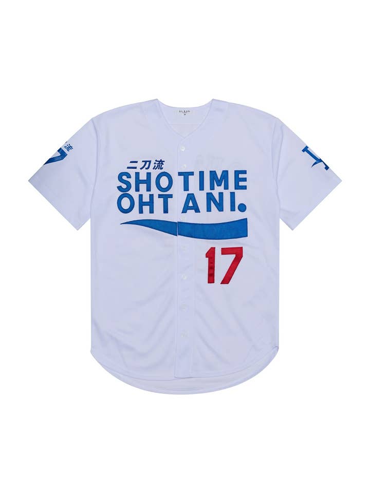LA SHOTIME OHTANI JERSEY - (WHITE) for wholesale by Rip N Repair