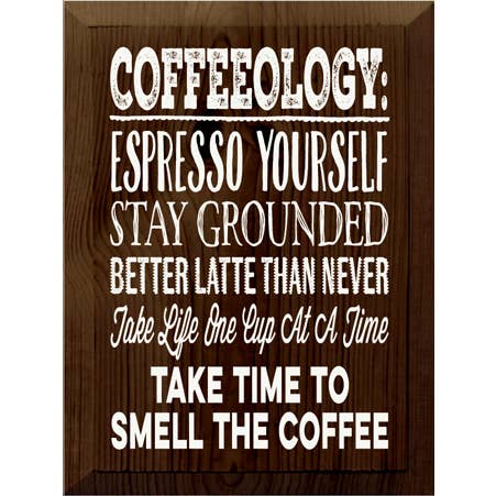 Coffeeology Coffeeology : offrez-vous un expresso, restez ancré... pour la vente par SAWDUST CITY