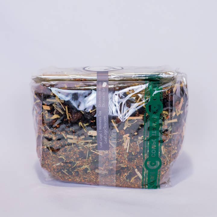 Leaf Logic - Wholesale Loose Tea - Berry Bliss Loose Leaf Tea - Bulk or Amber Refillable Jar3