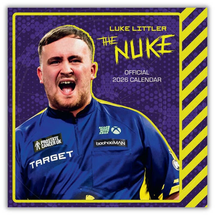 LUKE LITTLER 2026 SQUARE CALENDAR for wholesale by Danilo Promotions Ltd