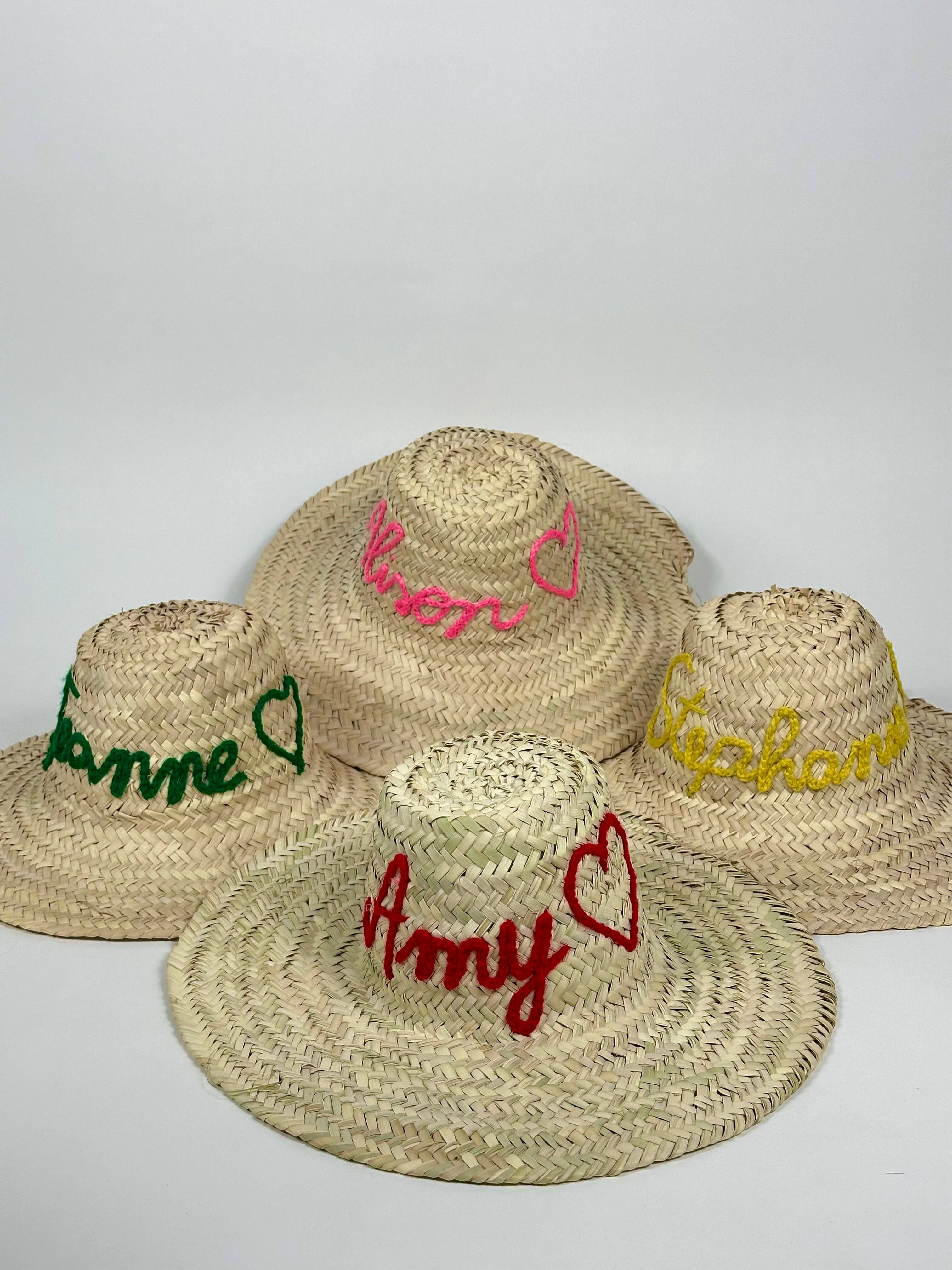 Mikwi - Wholesale Straw Hat - Women's - Personalised Straw hat - DECORATIVE STRAW HAT - Moroccan hat10