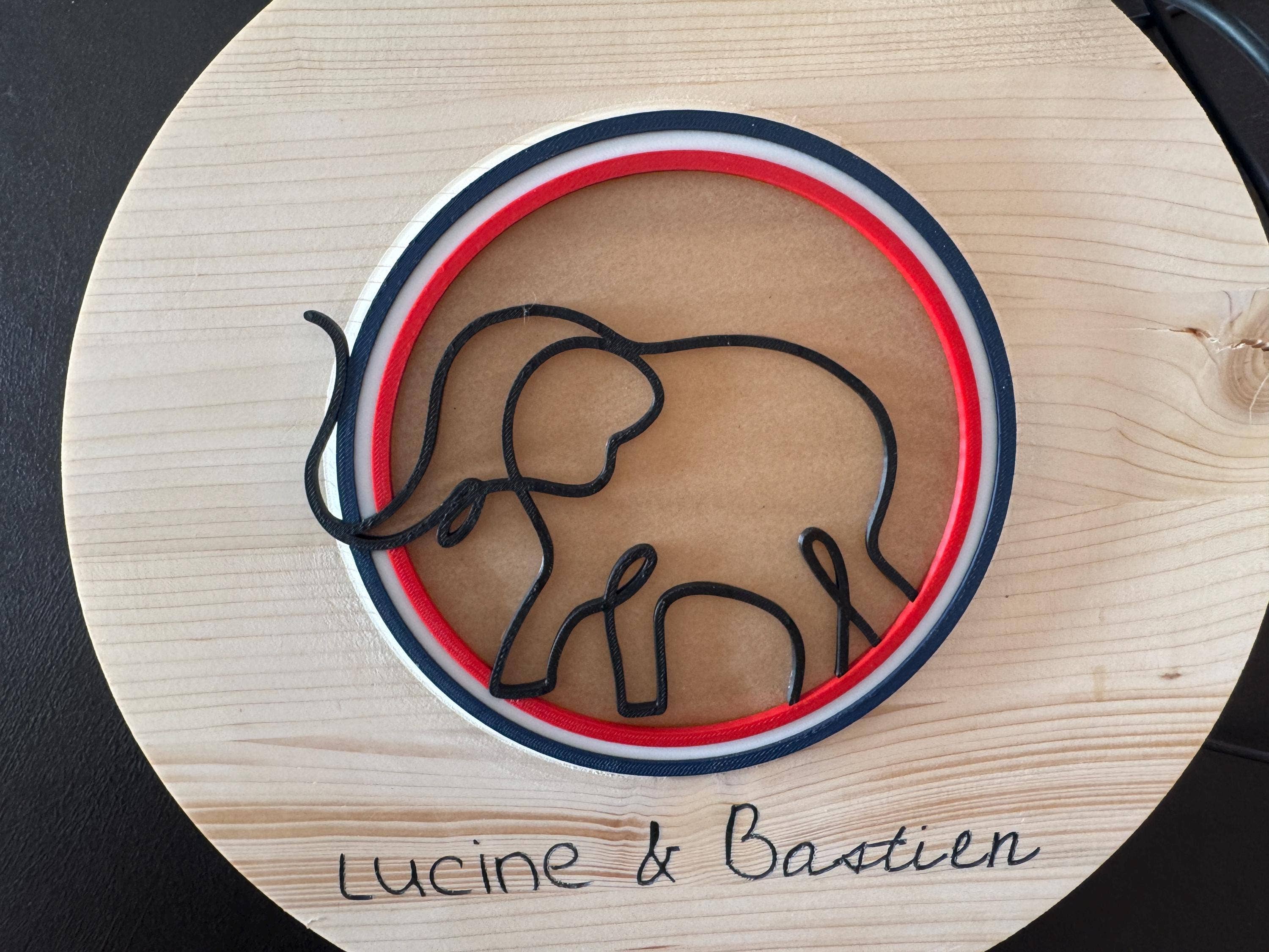 Lucine & Bastien - Wholesale Wall Sign - Custom Handmade Indoor Neon Sign - Wood and Bioplastic Design2