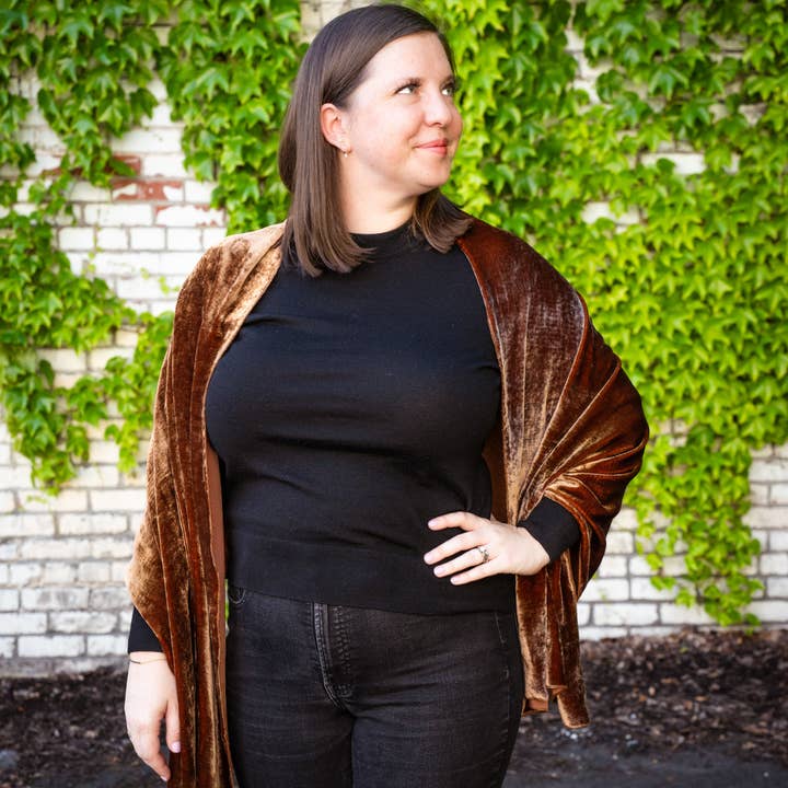 Dana Herbert - Wholesale Wrap - Women's - Silk Velvet Shawl Wrap11