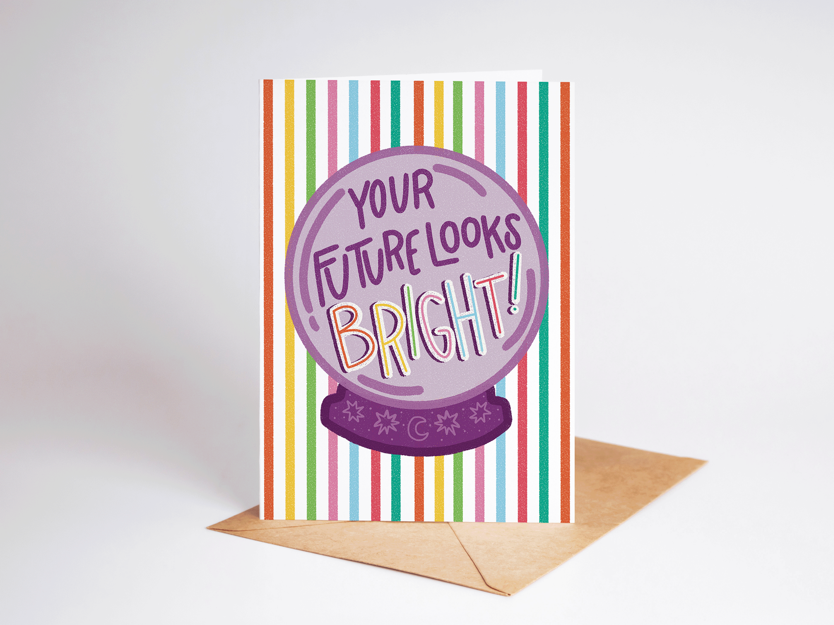 The Shelley Society - Wholesale Encouragement Card - Your Future Looks Bright Encouragement Greeting Card2
