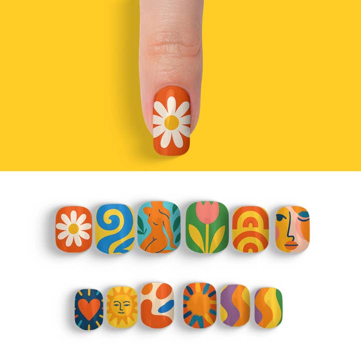 FYNE BODY – wholesale Lösnaglar – Splat-tastic Canvas Kreativitet Tryck-på Naglar91