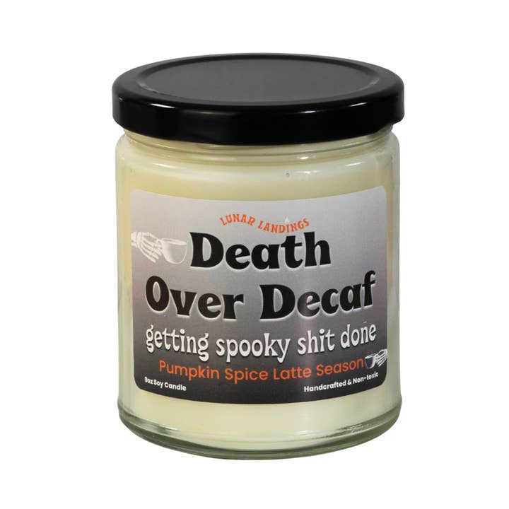 Bougie de soja au lait aux épices et à la citrouille pour la vente par Lunar Landings