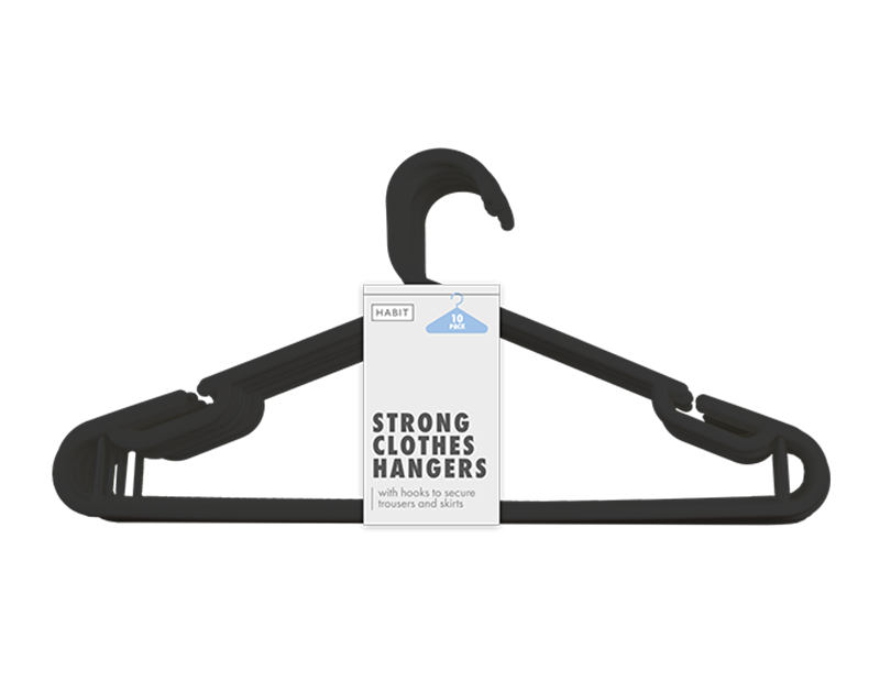 LMT-UK - Wholesale Clothes hangers - Strong Clothes Hangers 10pk - 50562838710610
