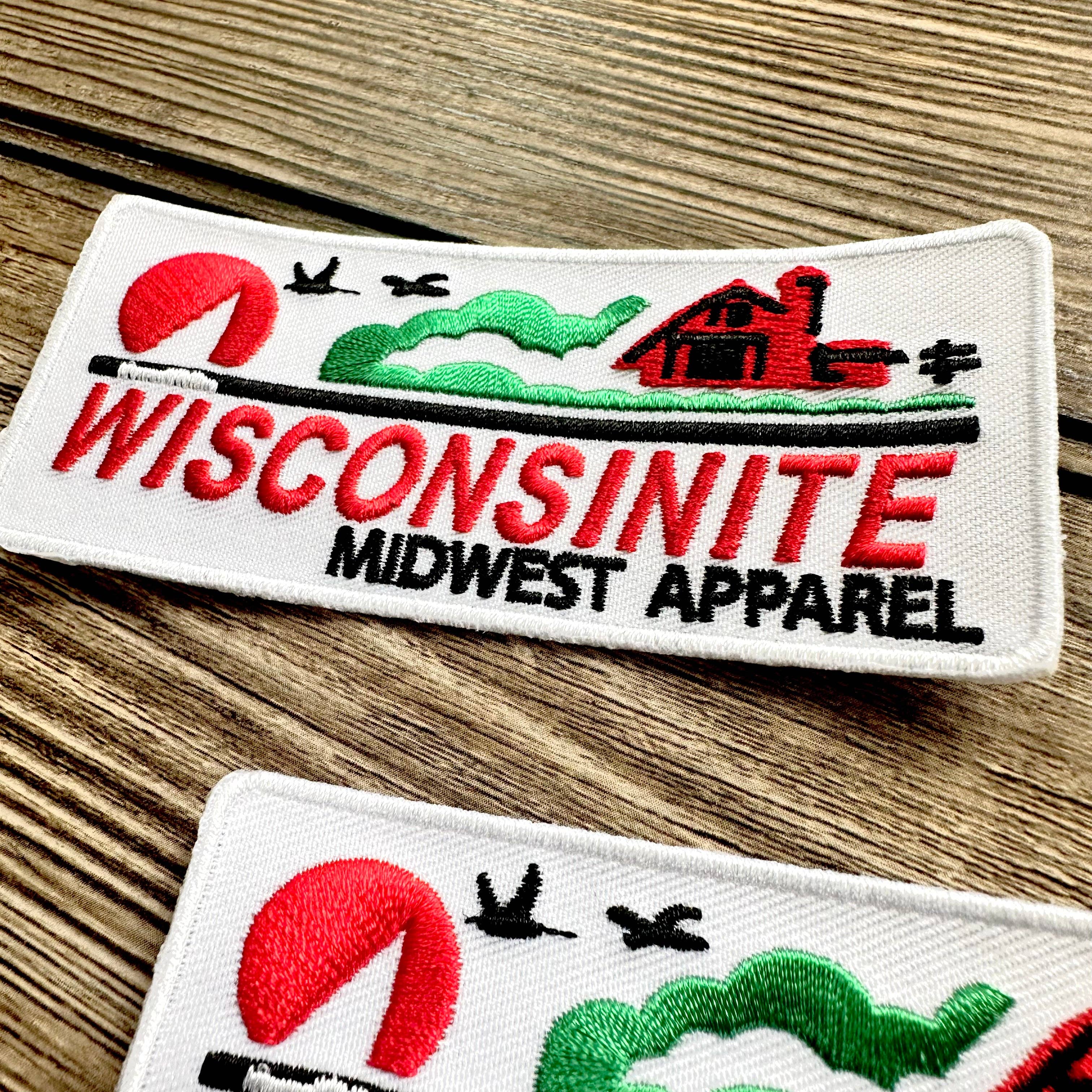 Midwest Apparel - Wholesale Patch - Wisconsinite/ Lil Wisconsinite Iron on Patch2