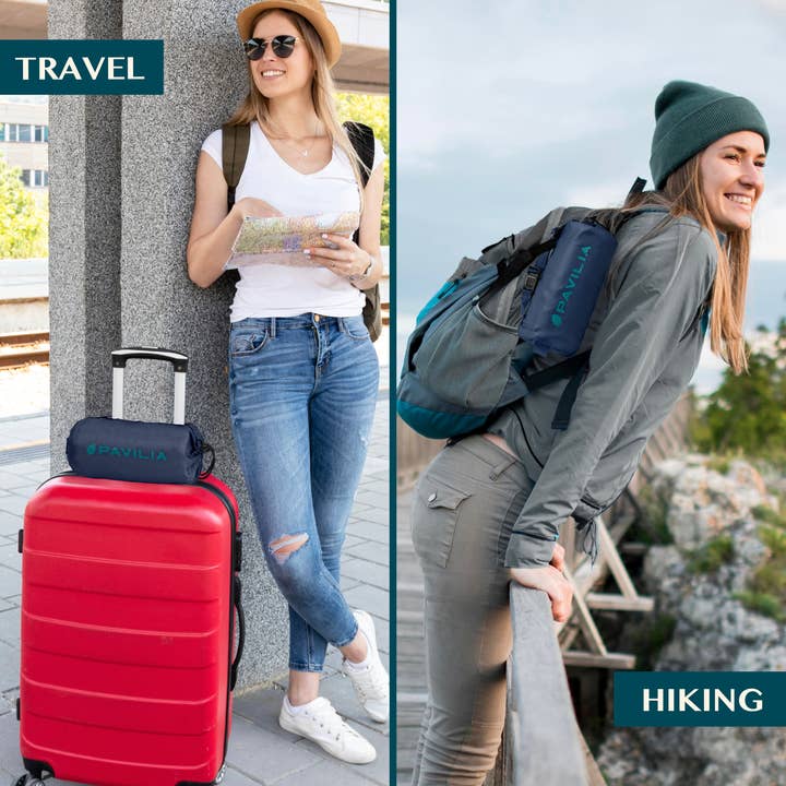 Pavilia - Wholesale Travel Blanket - Compact Travel Blanket with Bag5