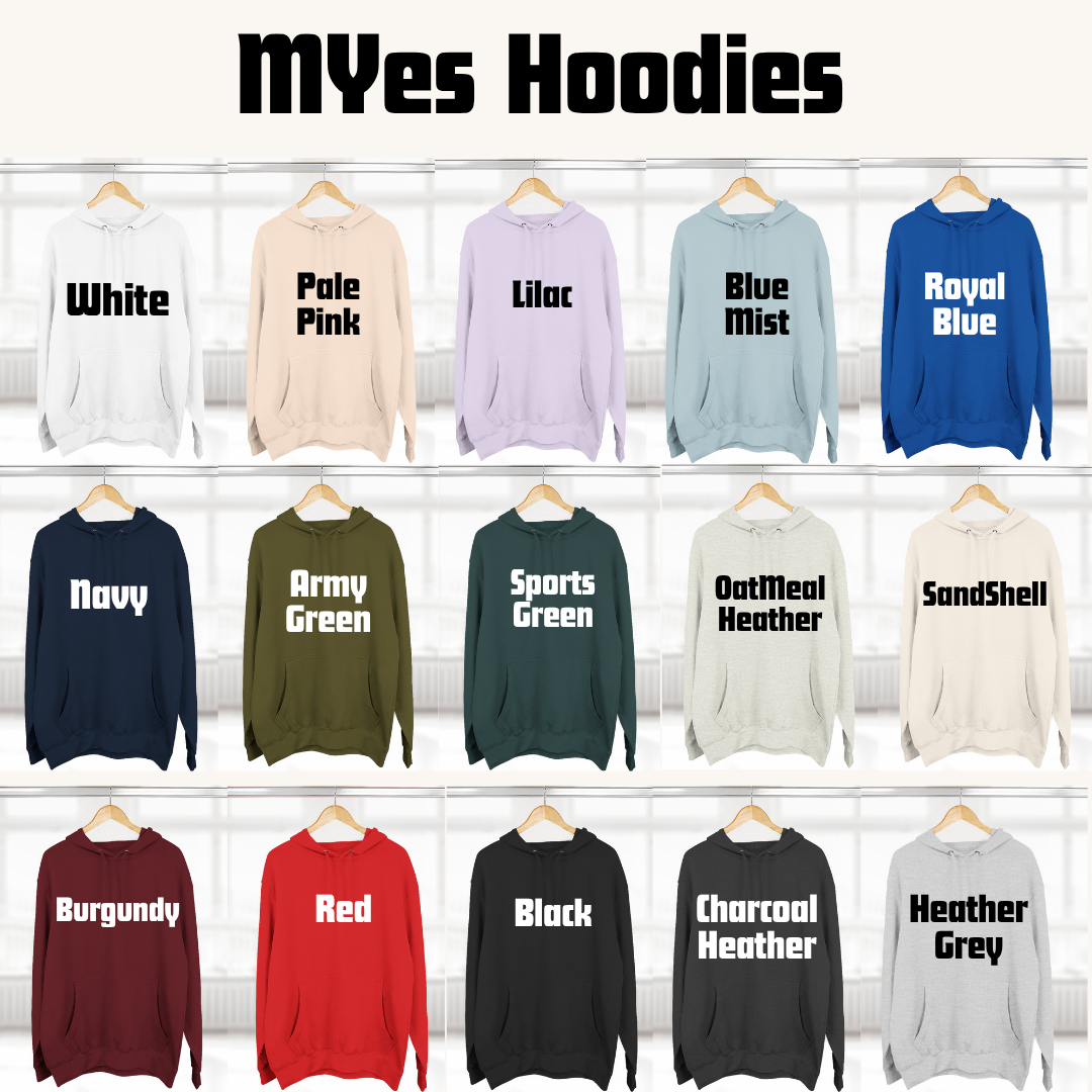 TheWorldOfMYes - Wholesale Hoodie - Women's - Custom Text Hoodie, Sweatshirt & Tee, Unisex Custom Shirt6