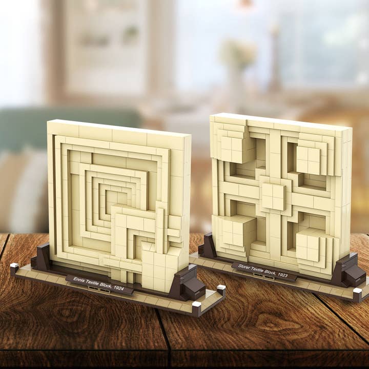 The Atom Brick - Wholesale Building Set - Kids - The Atom Brick Frank Lloyd Wright Ennis Textile Block