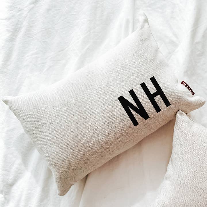 Personalized Lumbar State Pillow for wholesale by 521handmade