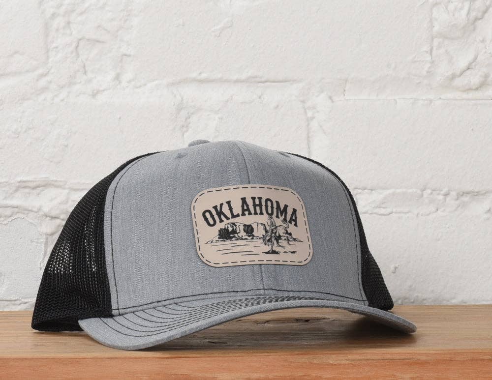 Classic State - Wholesale Trucker Hat - Unisex - Oklahoma Cowboy Snapback Hat4