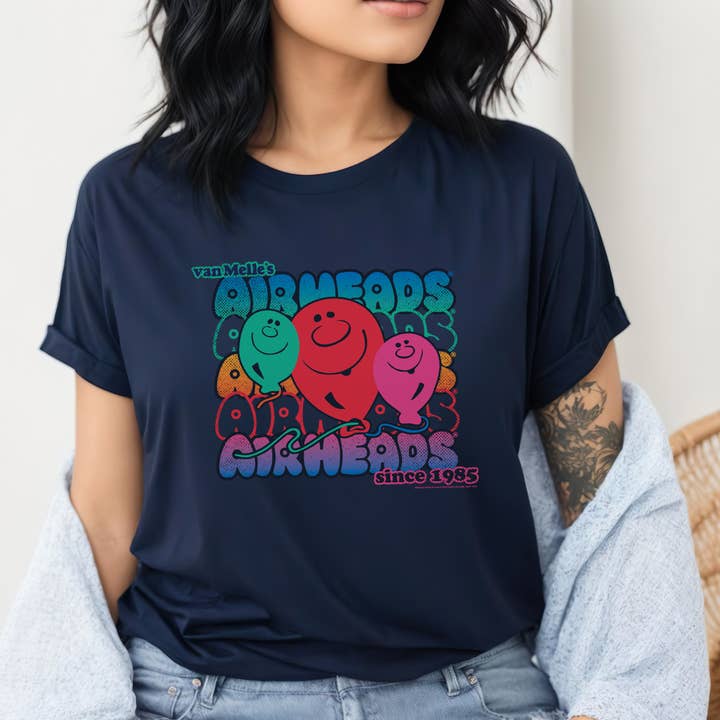 Airheads Retro 85 Brand Colors Tee for wholesale by www.sweetvintagetees.com