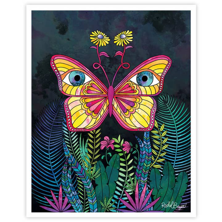 Papillon Vision Art Imprimé pour la vente par Rachel Beyer