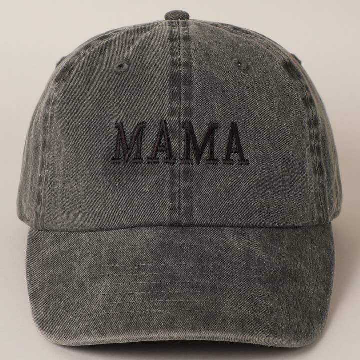 Fashion City - Venta al por mayor Gorra de béisbol - Mujer - Gorra de béisbol de algodón con bordado MAMA