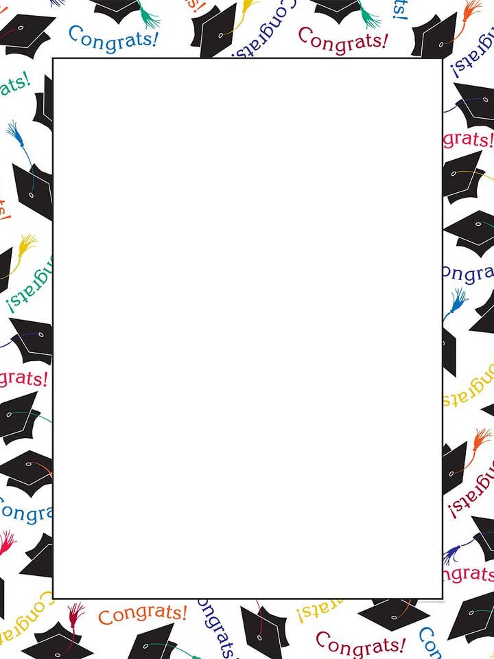 Great Papers! Graduation Letterhead 80 Pack (2014242) for wholesale by Cosco Industries