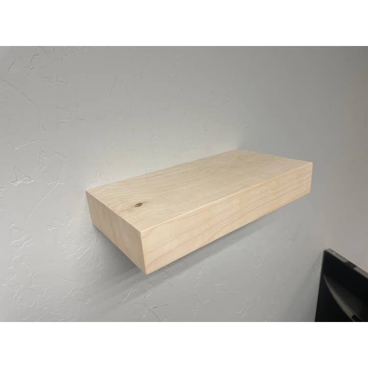 Unfinished Maple Floating Shelves for wholesale by Larkul