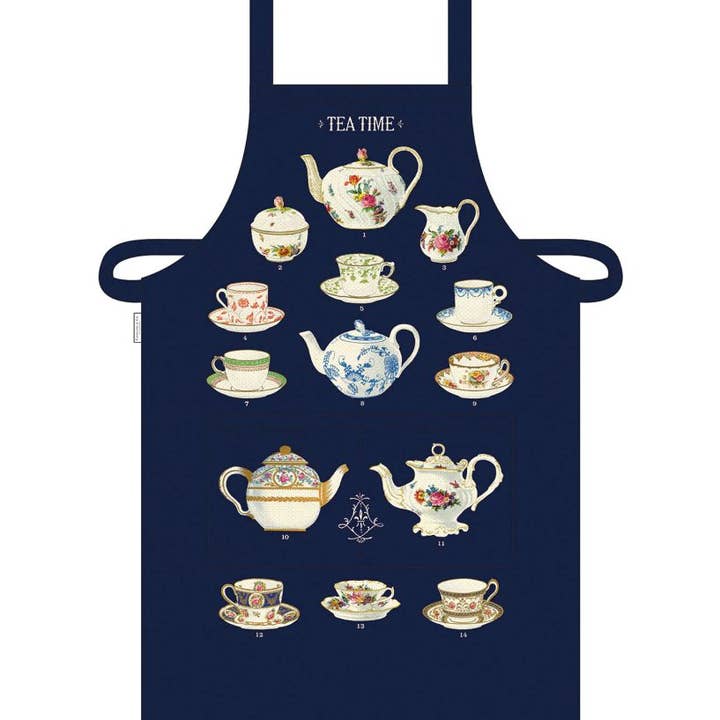 Bobangles - Wholesale Apron - Cavallini Apron - Tea Time0