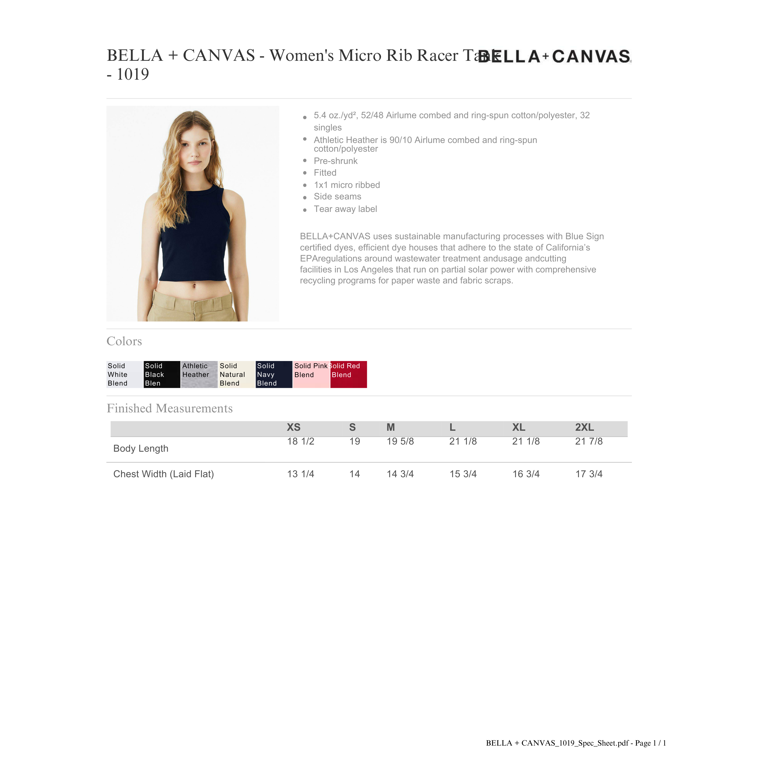 Faith & Life Christian Brands - Wholesale Tank Top - Women's - Custom Branded Logo Women's Micro Rib Racer Tank6