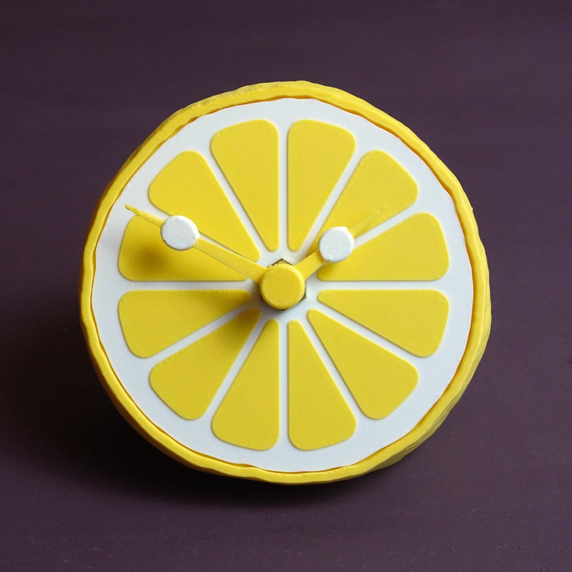 Roomberry - Wholesale Wall Clock - Lemon Clock – Playful Kitchen Clock in Citrus Look for Fresh Fruit Decor