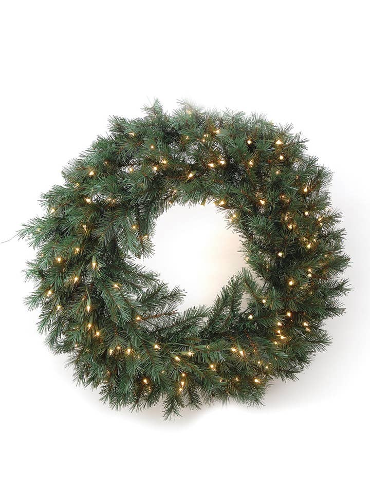 WREATH 24" 190TIPS W/50LIGHTS for wholesale by Studio Specialties