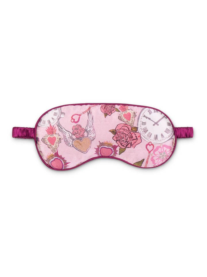 Silk Eye Mask / "Eternal Romance" for wholesale by Jessica Russell Flint
