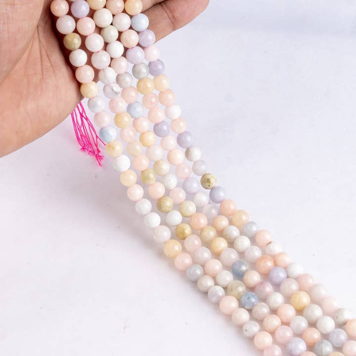 Soothing Crystals Beads - Wholesale Beads - Crystal Jewelry Beads | Morganite | Healing Gemstone Beads7
