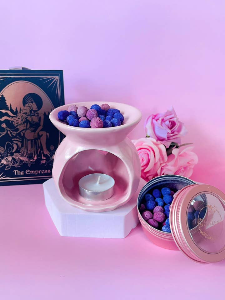 Kit diffusore a olio e cera rosa con perline aromatiche per la vendita all'ingrosso da parte di Maison Roselene