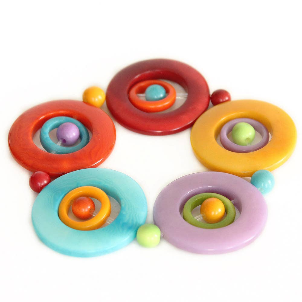 Muichic Natural Jewelry – Engroshandel Perlearmbånd – Cirkler Tagua Armbånd Håndlavet Fairtrade Let0