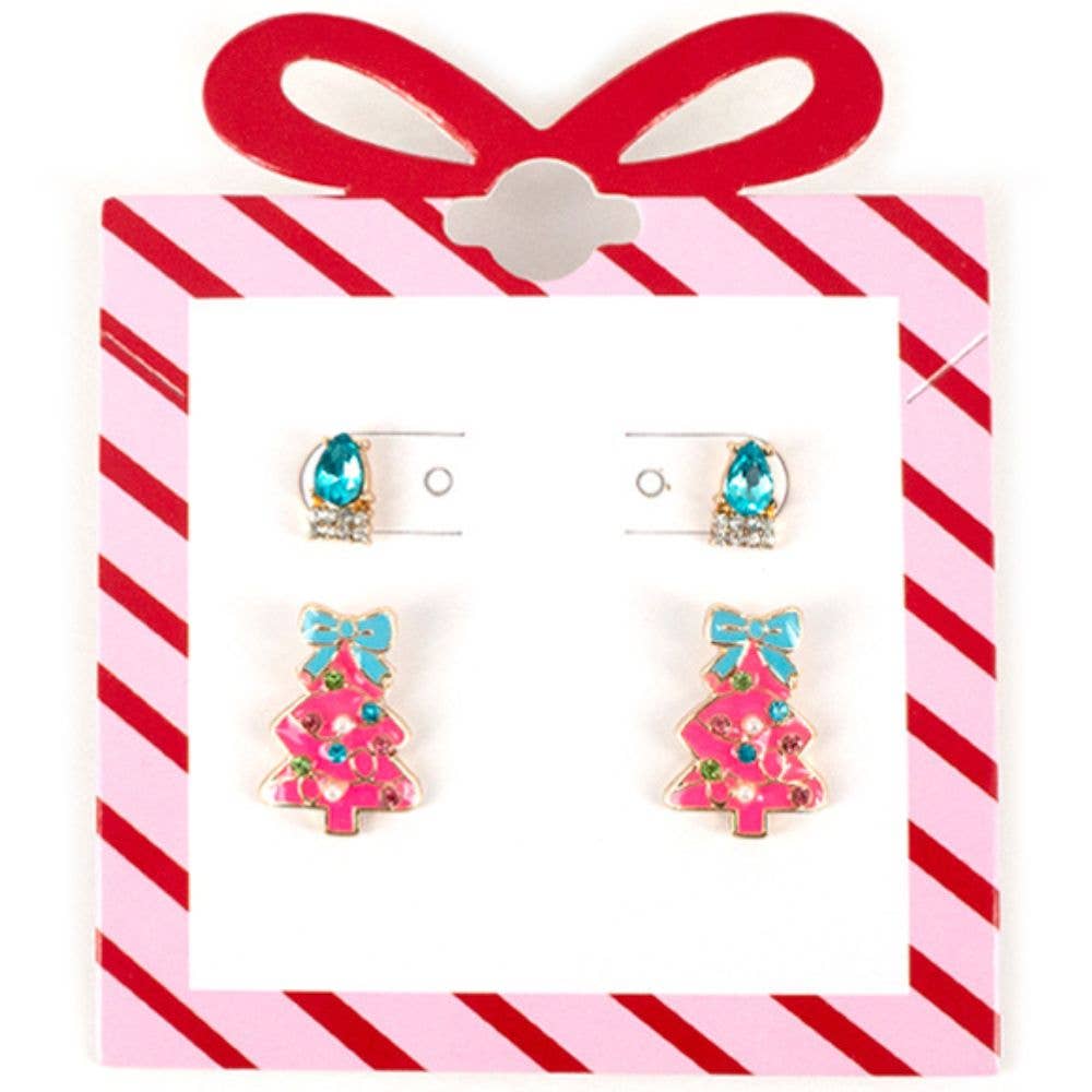 JOIA ACCESSORIES – Conjunto de joias por atacado – CONJUNTO DE BRINCOS DE PINHEIRO DE NATAL, 13 74870