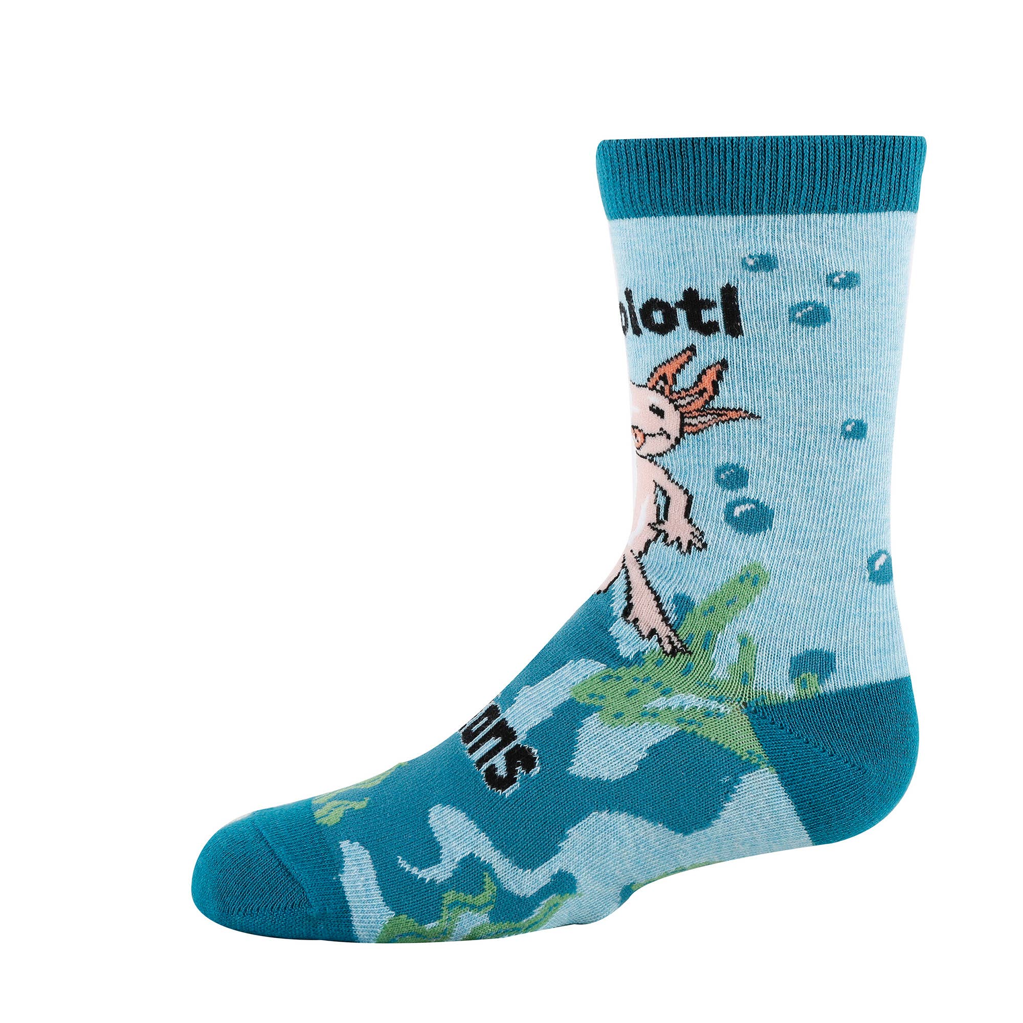 Oooh Yeah/Sock It Up/Oooh Geez Slippers - Wholesale Socks - Kids - Axoloti Spirit | Kids' Funny Saying Cotton Crew Socks3