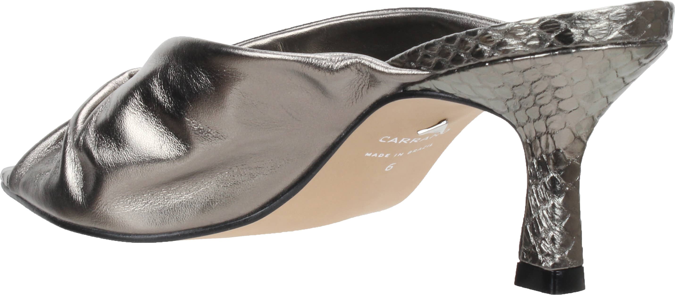 Carrano - Vendita all'ingrosso Scarpe con tacco basso - Donna - Carrano Sage - Sandalo aperto in pelle con tacco coperto15