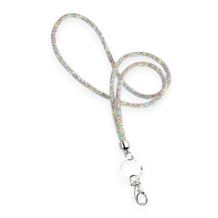Rhinestone Sparkle Lanyard for wholesale by LA Jewelry Plaza
