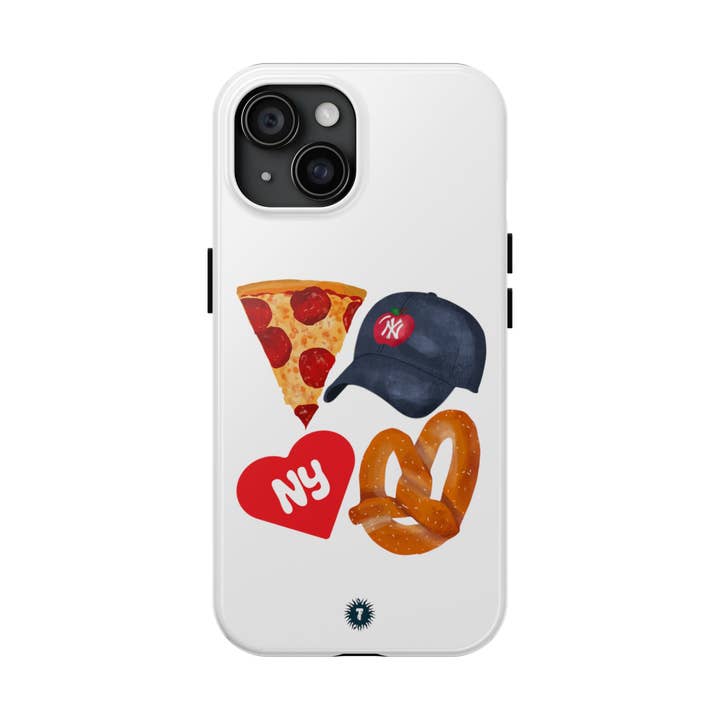 White NY Fab 4 Phone Case for wholesale by Thursday’s Child Creative Studio