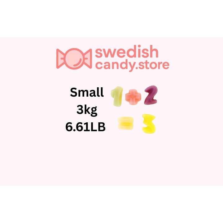 Malaco Fruity Numbers 3kg/6.61LB - Swedish Candy for wholesale by Swedish Candy.Store - Swedish Candy