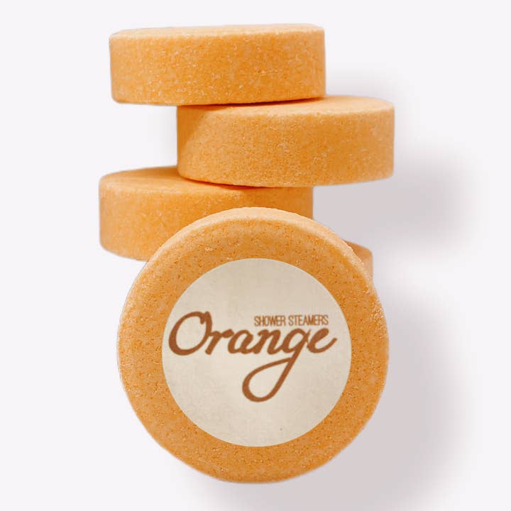 Orange Shower Steamers With Menthol for wholesale by Sbodi