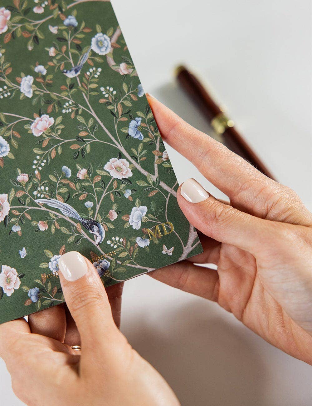 Bespoke Letterpress - Vente Cahiers - Carnet de Poche - Camélia (Ligné)5