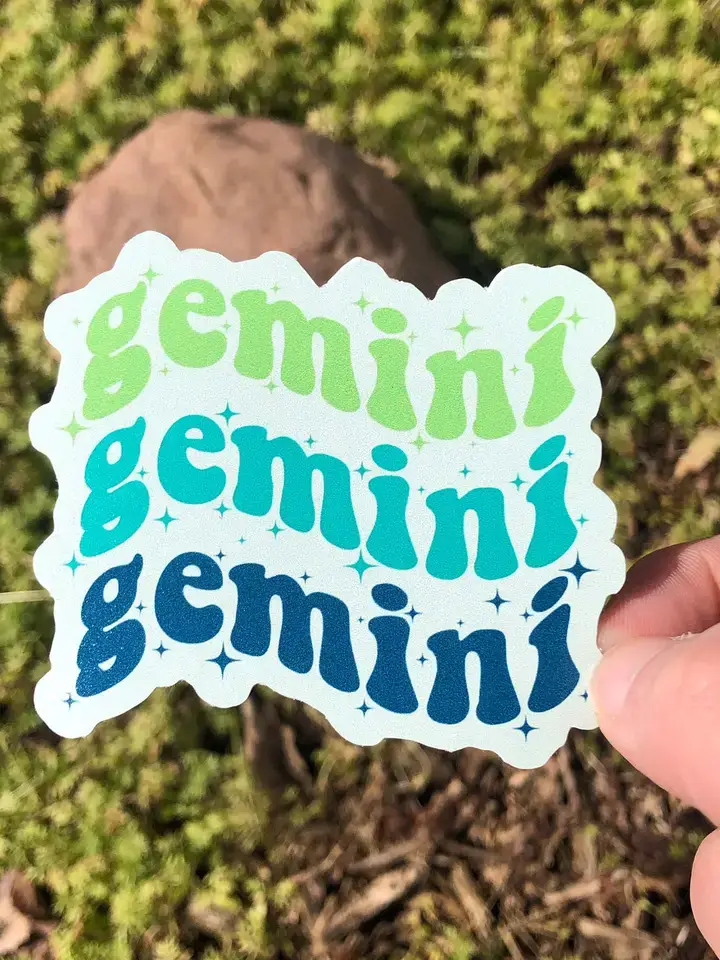 The Funnel Cake Tree - Vendita all'ingrosso Adesivo - Adesivo in vinile segno zodiacale Gemelli ✨✨0