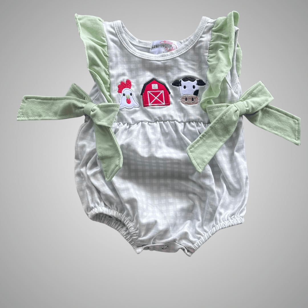 Cowpuncher Babe - Wholesale Top & Short Set - Kids - RAISED ON A FARM-GIRL0