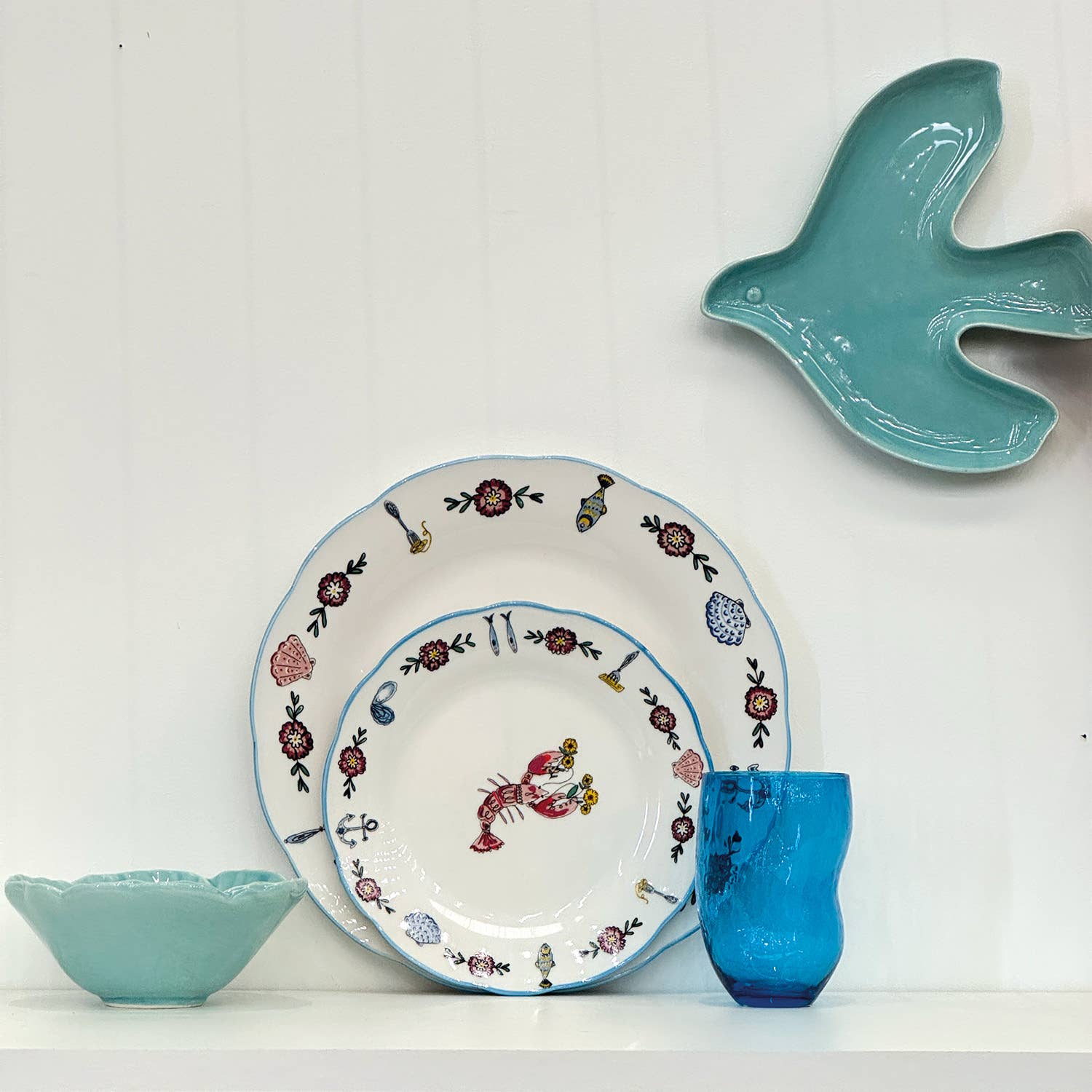 Opjet Paris - Wholesale Serving Plate - Set of 4 shellfish dessert plates D19cm1