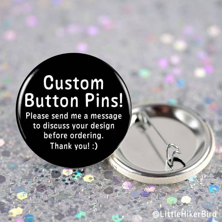 Little Hiker Bird - Wholesale Lapel Pin/Button - Custom Pin Back Button Pins