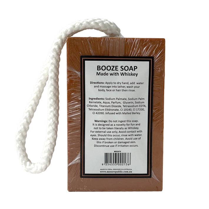 Men's Republic - Wholesale Bar soap – Men's - Men's Republic Grooming Booze Soap on a Rope (12pc set)7