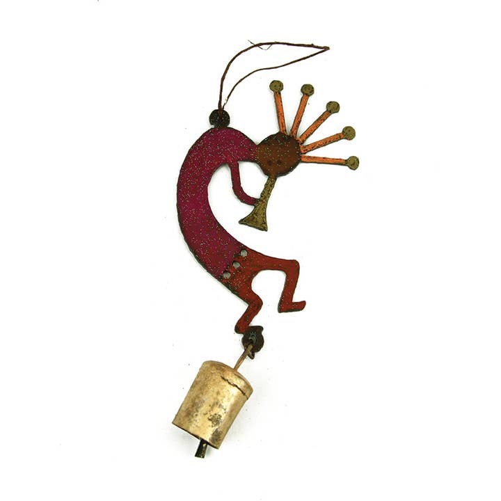 Whimsies - Vente Carillons - Sonnette KOKOPELLI Southwestern Mobile Wind Chime écologique1