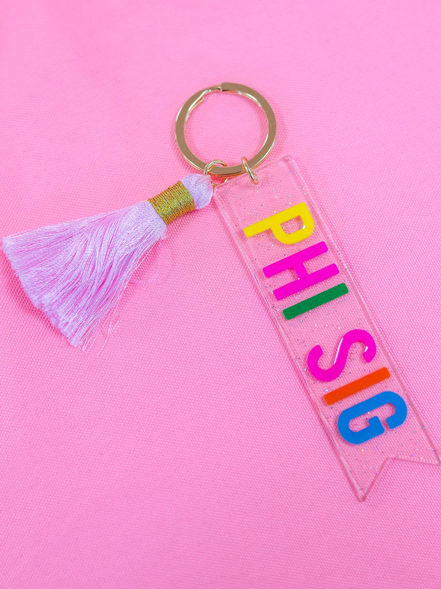 Duo Threads - Wholesale Keychain - Women's - Tassel Sorority Key Fob39