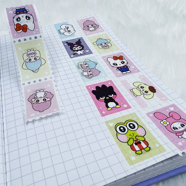 Ruban adhésif en papier washi Hello Honey Characters pour la vente par The HoneyBShop