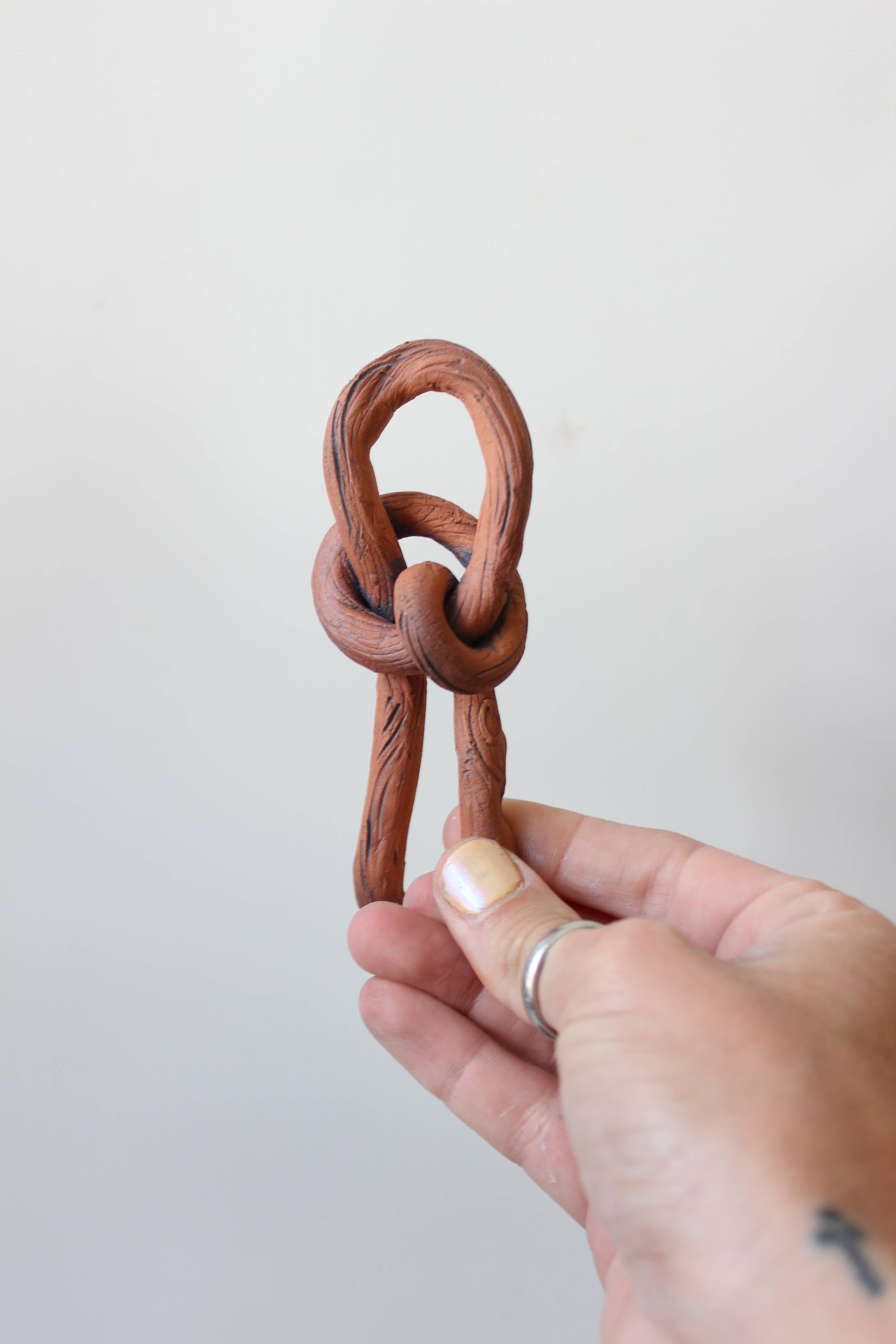 Cold Mountain Ceramics - Wholesale Decorative Tabletop Object - Ceramic Wood Knots3